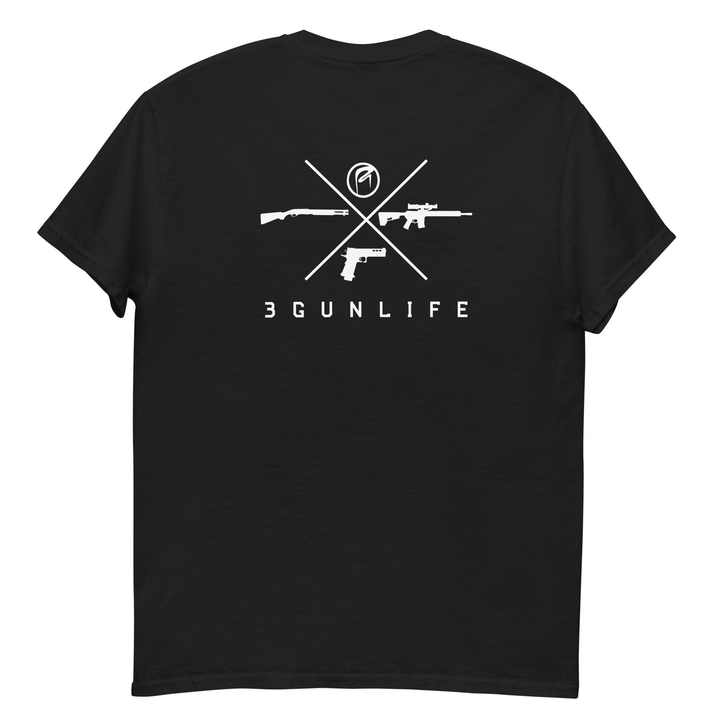 3 Gun Life 2 Sided tee