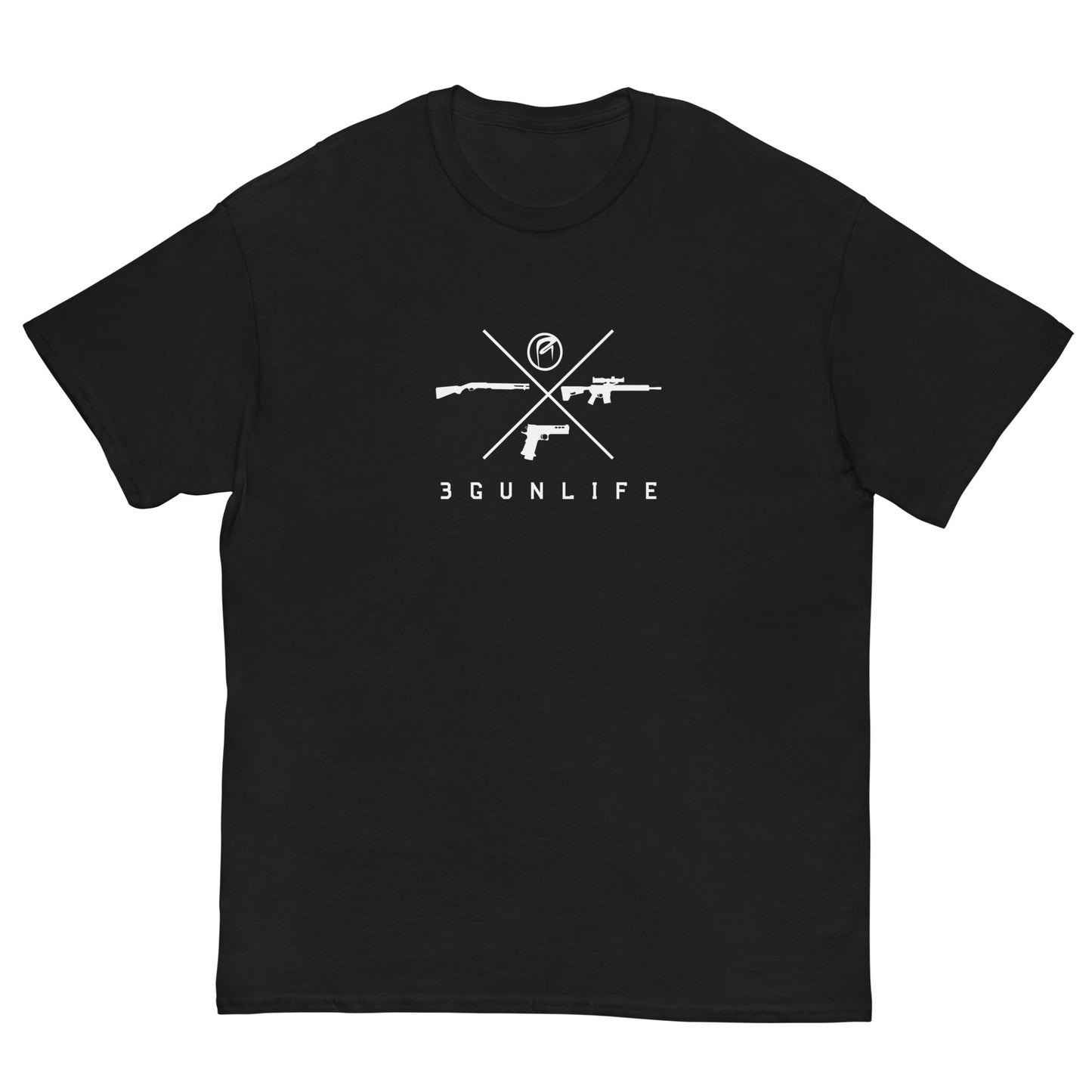 3 Gun Life 1 Sided tee