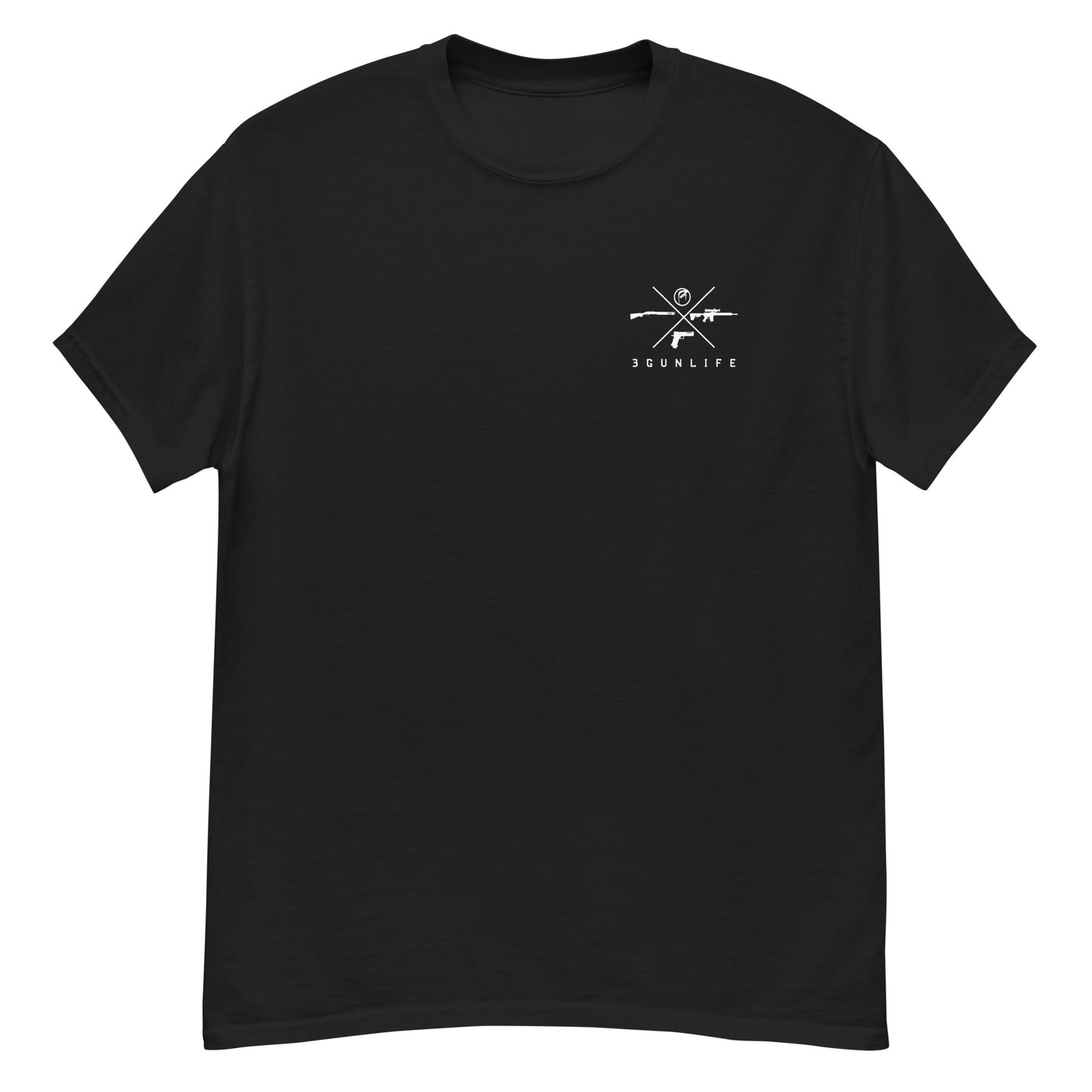 3 Gun Life 2 Sided tee