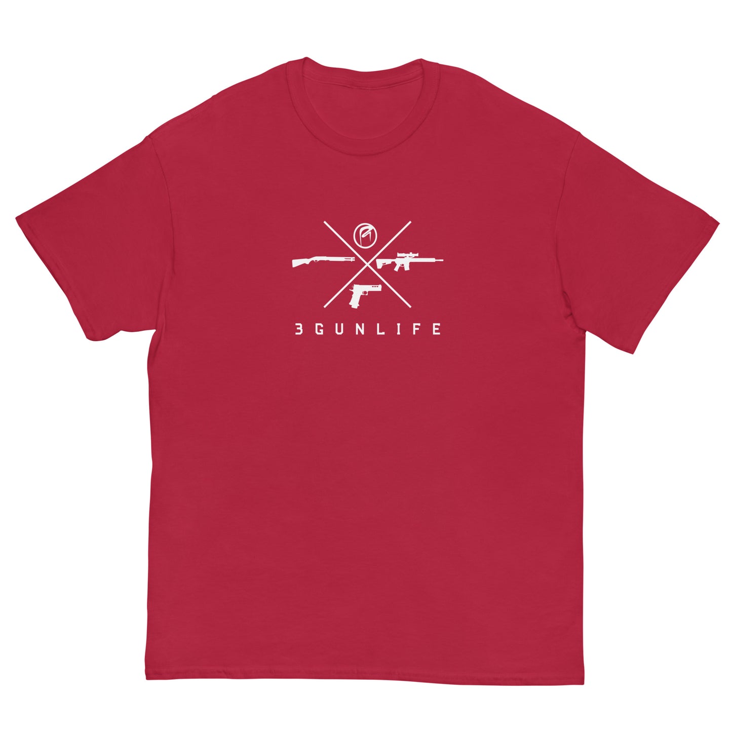 3 Gun Life 1 Sided tee