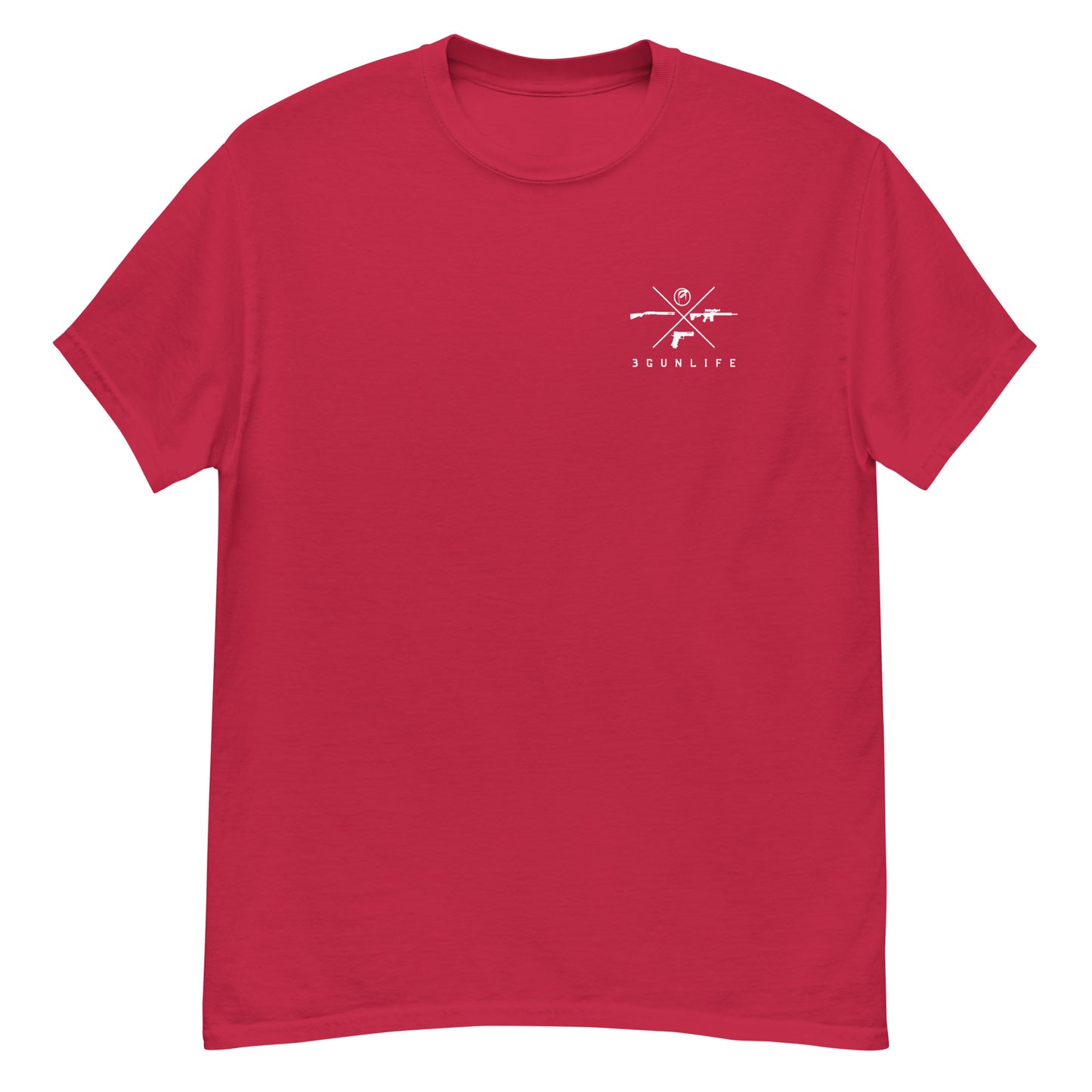 3 Gun Life 2 Sided tee