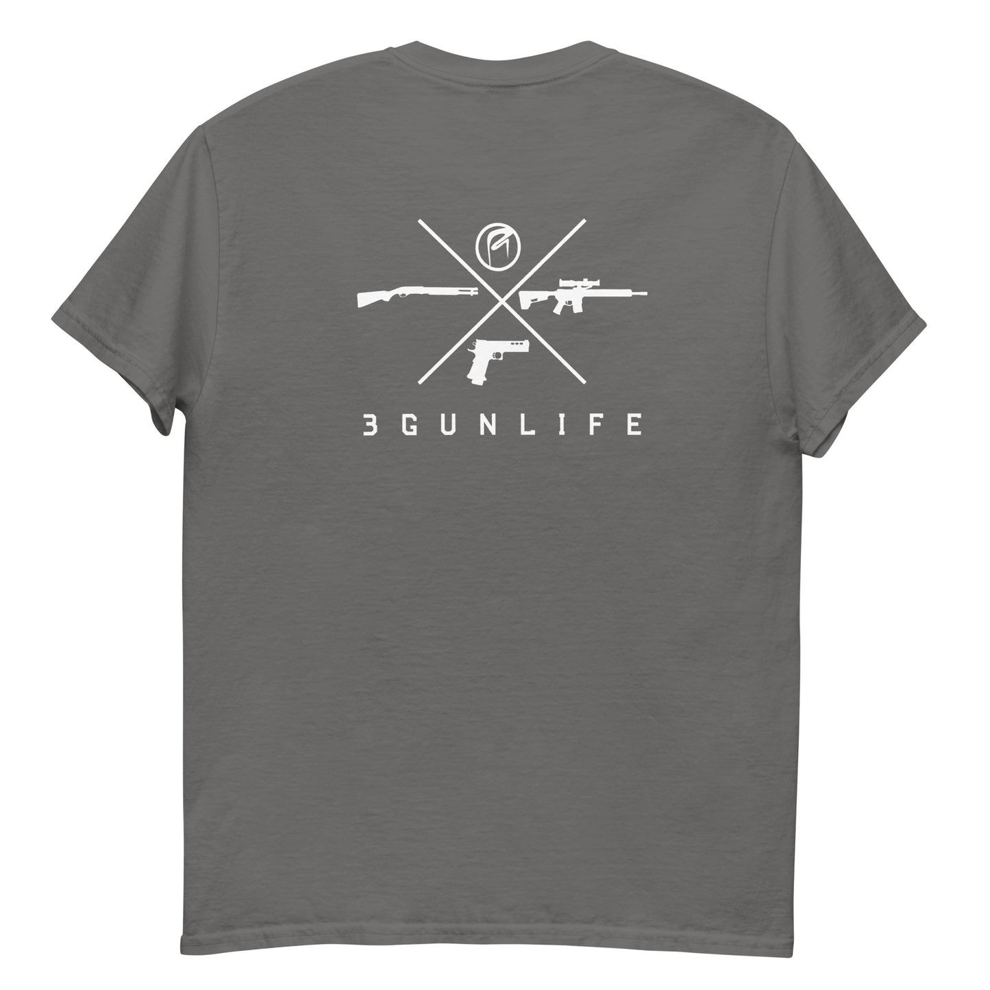 3 Gun Life 2 Sided tee