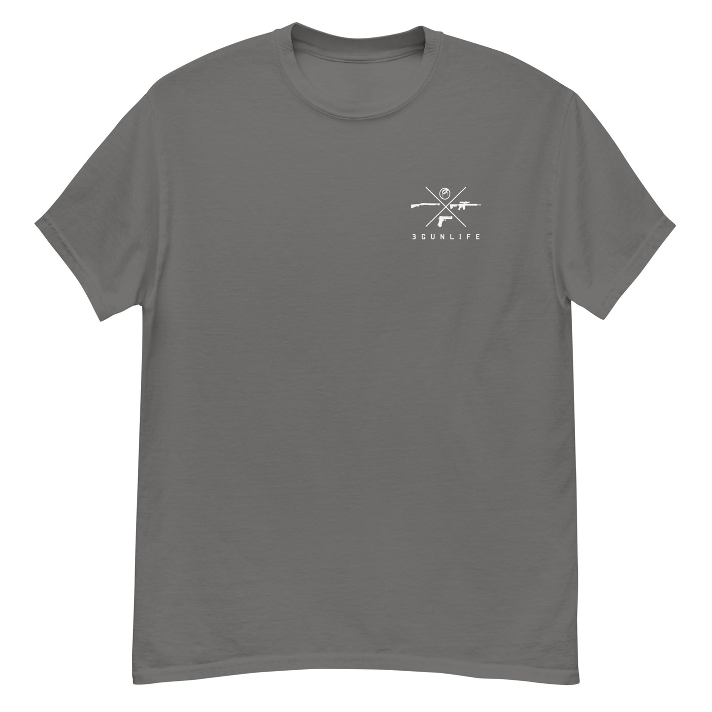 3 Gun Life 2 Sided tee