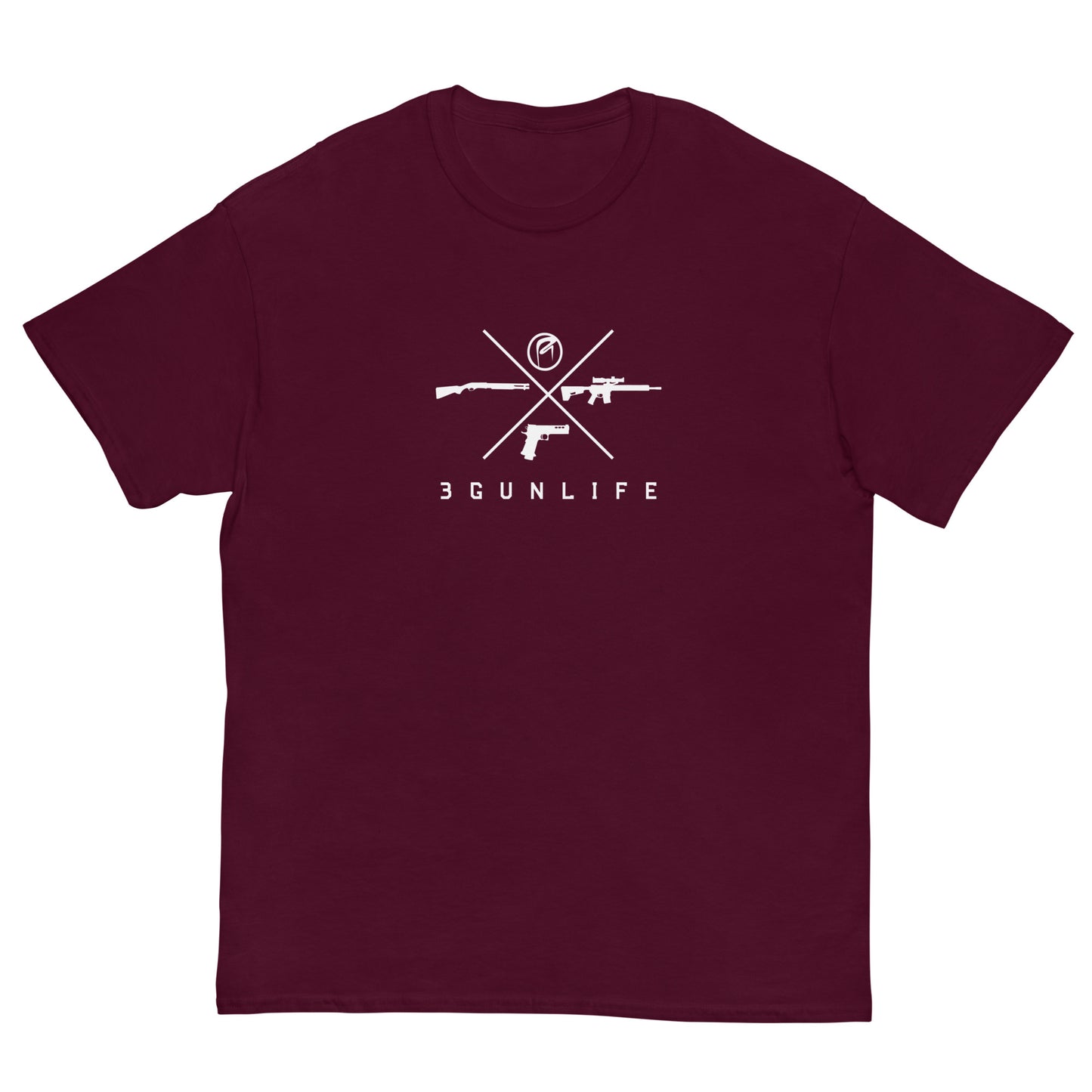 3 Gun Life 1 Sided tee