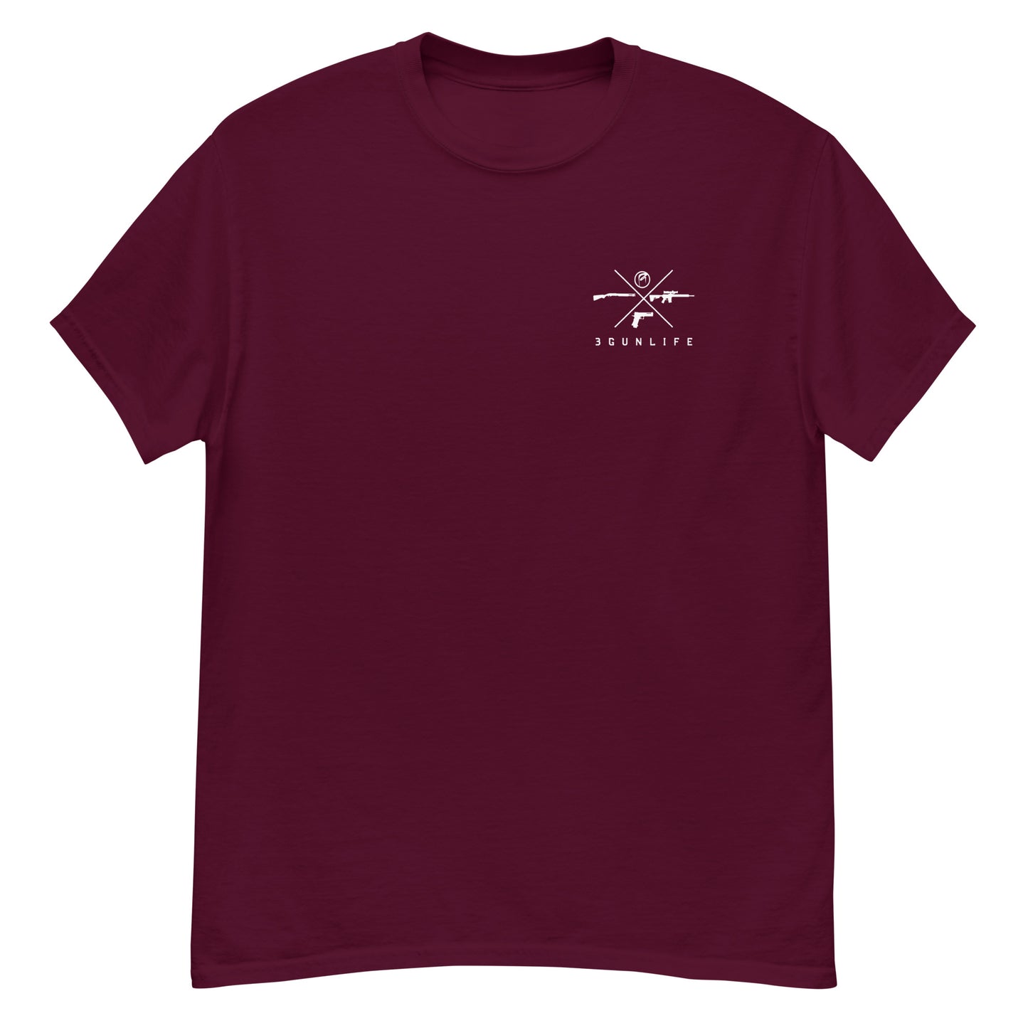 3 Gun Life 2 Sided tee