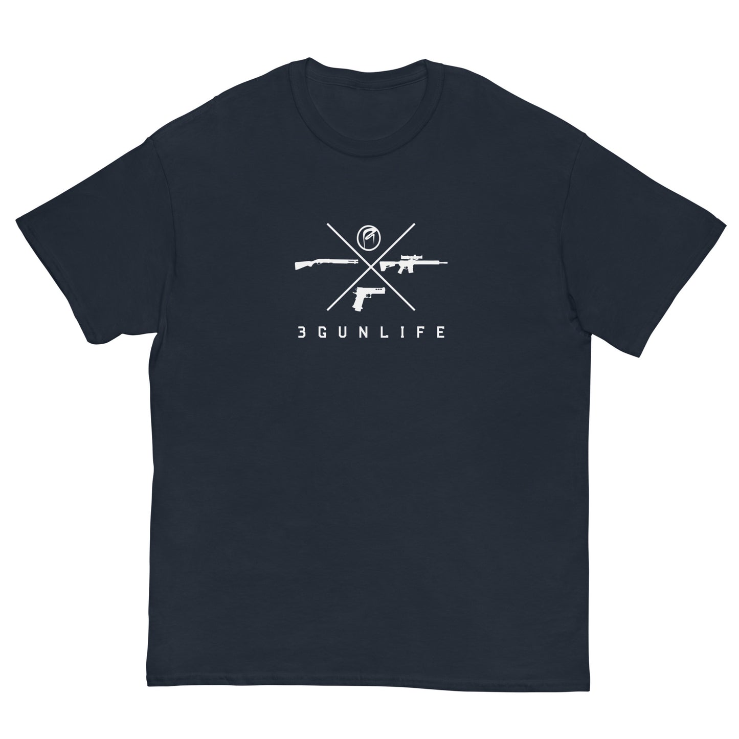 3 Gun Life 1 Sided tee
