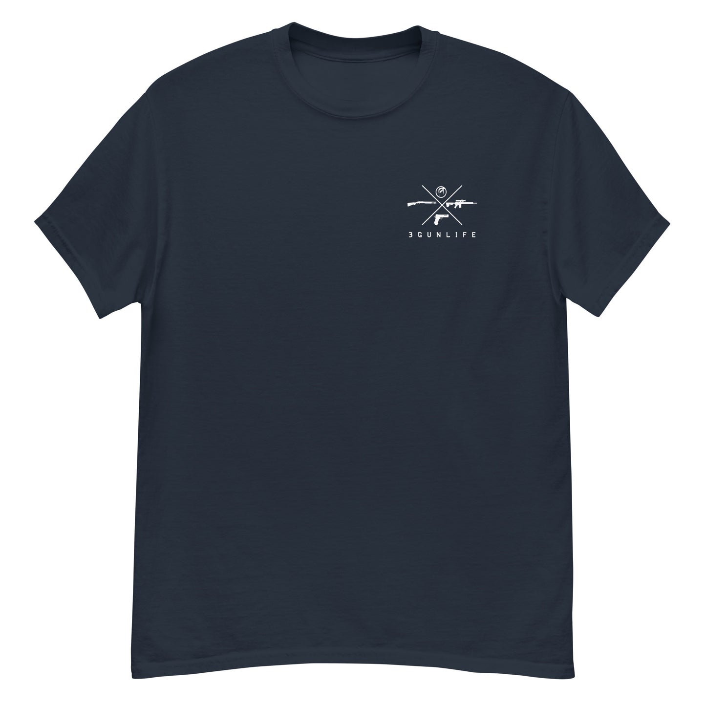 3 Gun Life 2 Sided tee
