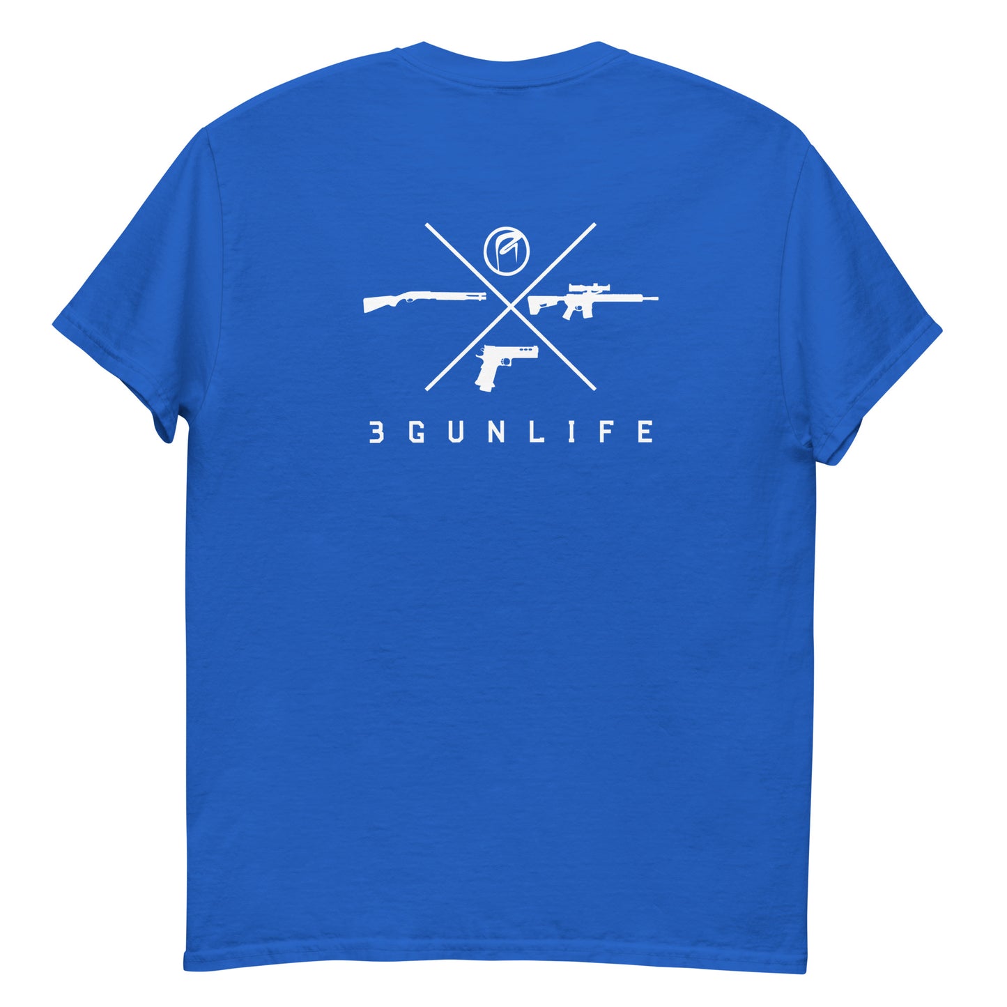 3 Gun Life 2 Sided tee