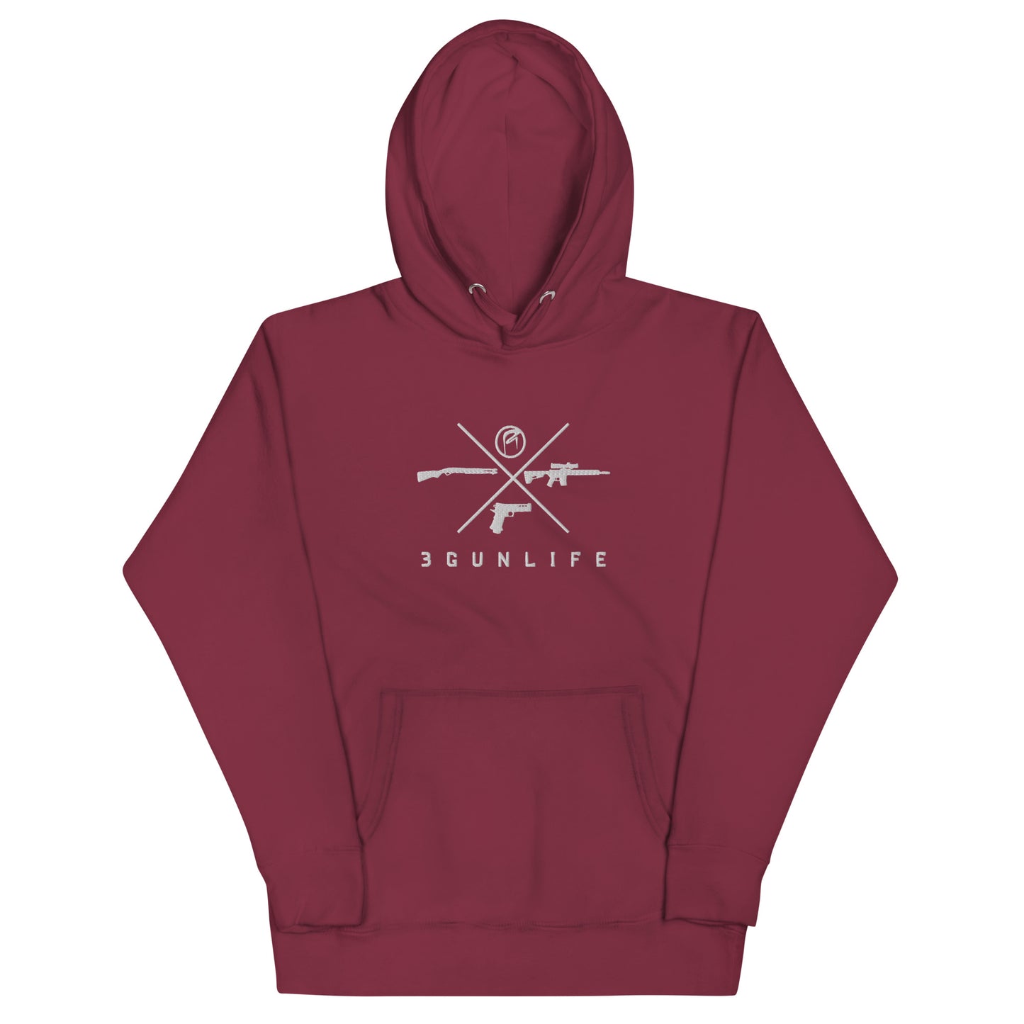 3 Gun Life Emb Hoodie