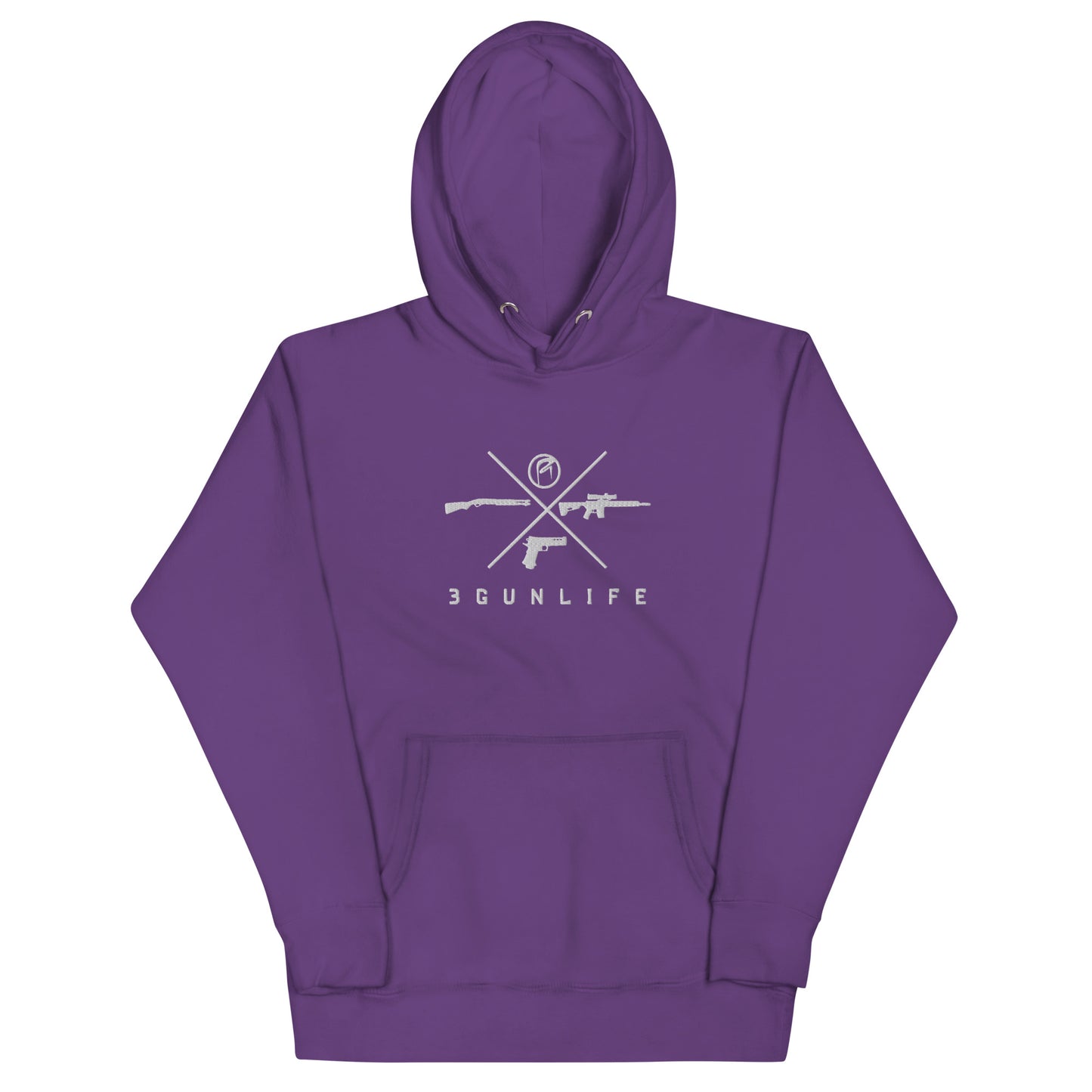 3 Gun Life Emb Hoodie